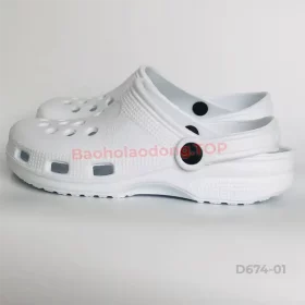 Dép sục crocs D674-01 dùng cho phòng sạch